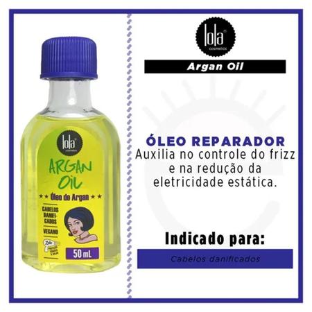 Imagem de Lola Argan Oil 50ml - Óleo Reparador de Pontas para Cabelos  - Óleo Capilar