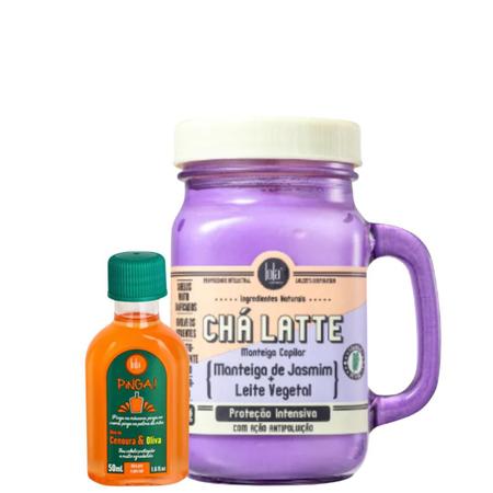 Imagem de Lola Chá Latte Jasmin Masc 300ml + Pinga! Óleo Cenoura e Oliva 50ml