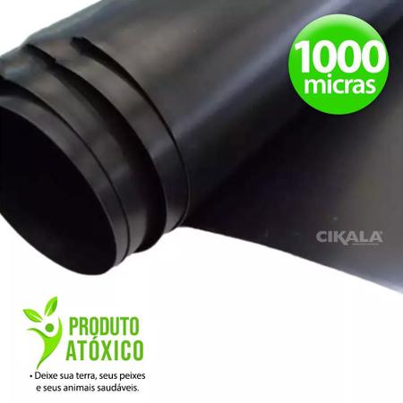 Imagem de Lona Geomembrana 3x2 Metros em Pvc Expansível Espessura 1 Mm Confeccionada M²