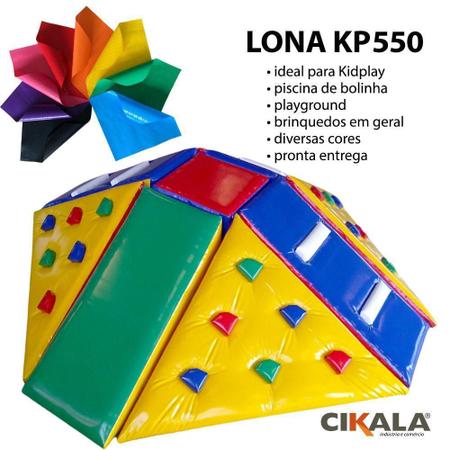 Imagem de Lona Kp550 Kidplay Amarelo 25X1.40 Metros