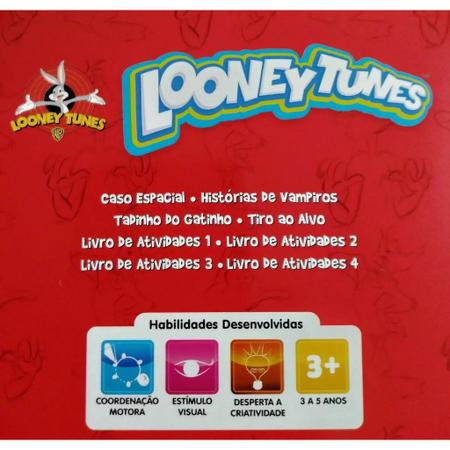 Imagem de Looney tunes - kit com 8 livros - leitura e atividades