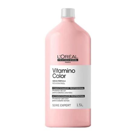 Loreal condicionador vitamino color resveratrol 1.500 ml Imagem de Loreal condicionador vitamino color resveratrol 1.500 ml