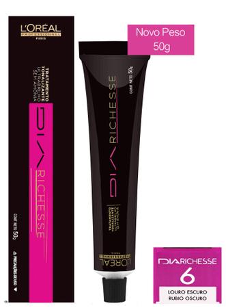 L'Oréal Pro Coloração Dia Richesse - 6.34 - 50Ml » Tintas »