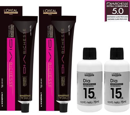 Kit Com 2 Tonalizante Loreal Richesse 5.0