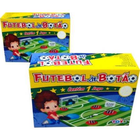 Lembrancinha Infantil - Jogo Futebol de Botão 01 Time - Embalagens da 25