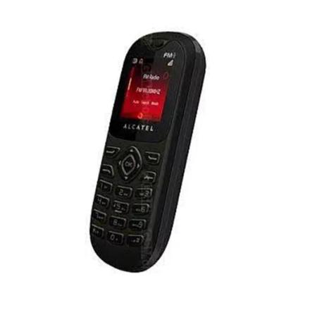 Imagem de Lote 10 celular do idoso alcatel ot-208 tela 1.45 rádio fm vermelho