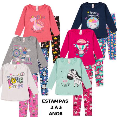 Imagem de Lote 5 Conjuntos de Frio Infantil Menina Feminino Revender.