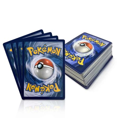 ORIGINAL - Lote de 50 Cards + 1 Pokemon GX/V SORTIDO, Magalu Empresas