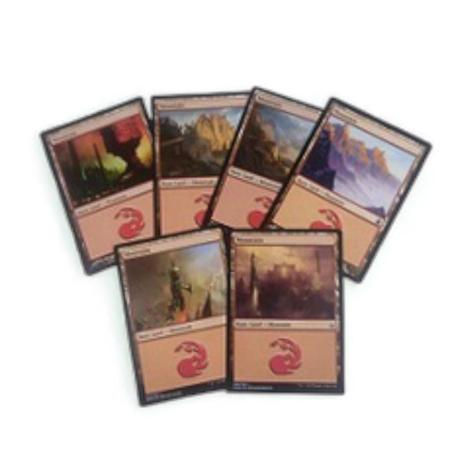 Imagem de Lote cartas Magic 20 Terrenos Básicos Montanha cartas de Magic The Gathering Bulk MTG Land