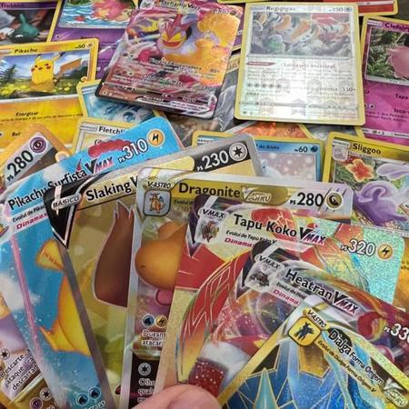 Kit 50 Cartinhas Pokemon Gx Promoção Escolha - R$ 109,9