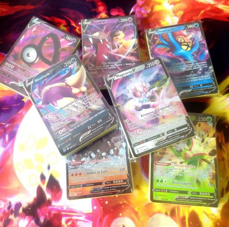 Lote Cartas Pokemon TCG Origem Perdida 50 unidades com 5