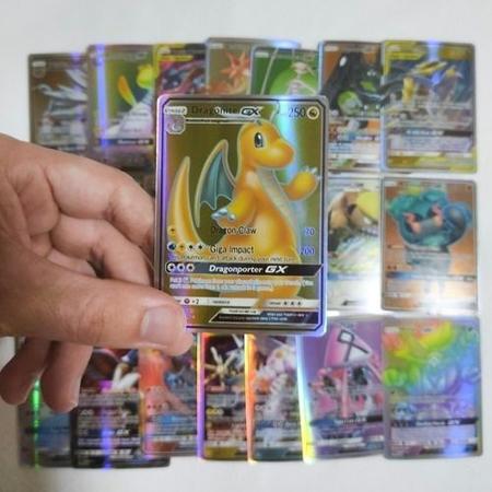 Lote Pokémon 5 Cartinhas Gx Sem Repetições Lendaria Rara - Pokemon