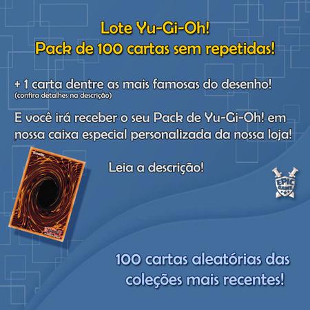 Imagem de Lote Yugioh Super Pack Cartas Sem Nenhuma Repetida Português
