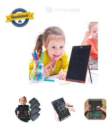 Imagem de Lousa Magica Infantil Digital 10 Lcd Tablet Desenho Premium