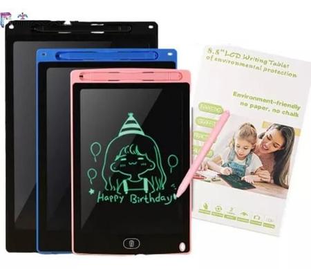 Imagem de Lousa Magica Infantil Digital 8,5 Lcd Tablet Desenho Premium