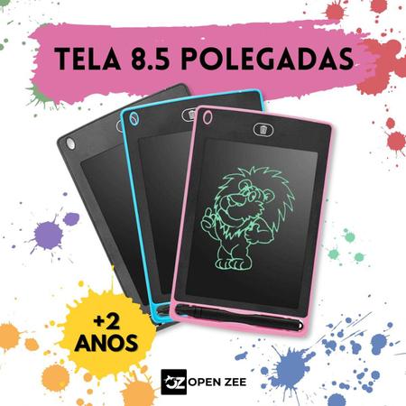 Imagem de Lousa Mágica Tablet Lcd Lousinha Infantil Digital para Escrever e Desenhar