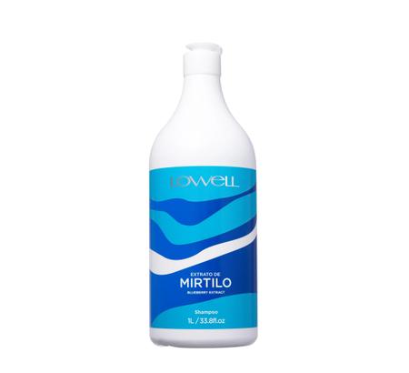 Imagem de Lowell Mirtilo Shampoo Condicionador 1 Litro E Máscara 450g Tratamento Para Todos Os Tipos De Cabelos Hidratação Promove Brilho Intenso E Maciez