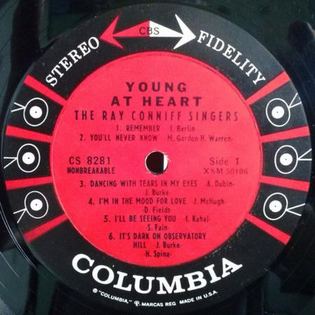 Imagem de LP Ray Conniff Singers : Young At Heart (1960) * Inédito no Brasil