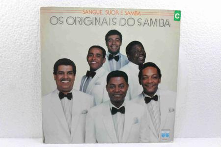 Lp Vinil - Os Originais Do Samba - Sangue Suor e Samba