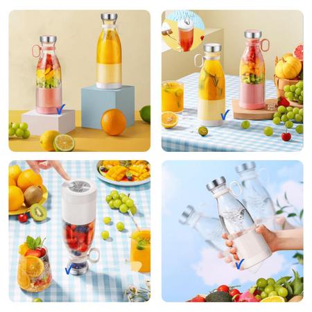 Imagem de Lquidificador Mini Portátil Copo Mixer Elétrico 350ml Shake