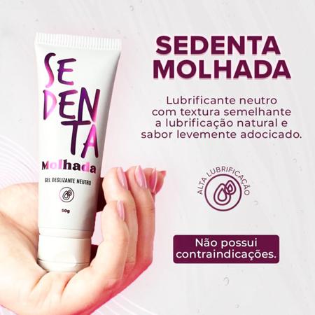 Imagem de Lubrificante Intimo Neutro Base de Água Sedenta Molhada 50g