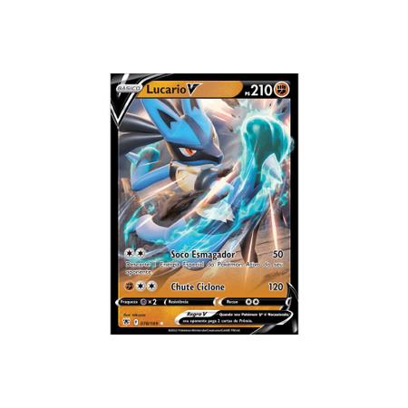 Lucario V Foil Pokémon Carta Em Português 27/73