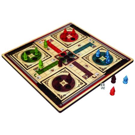 Jogo Ludo Tabuleiro Educativo Madeira MDF Clássico Sapinhos - Maninho -  Jogos de Tabuleiro - Magazine Luiza