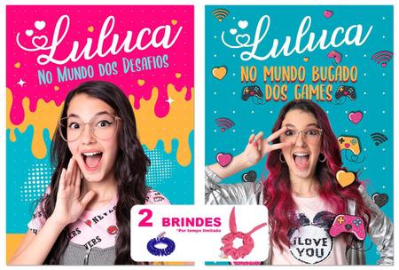 Luluca - Mundo Da Moda + Mundo Bugado Games - Kit 2 Livros