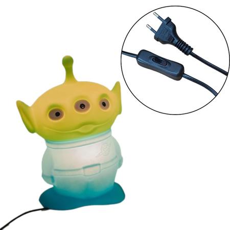 Luminária Infantil Usare Alien ET Alienígena Personagem Filme Desenho  Animado Toy Story - Disney