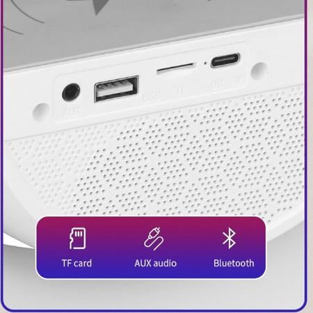 Luminária Conectividade Bluetooth Rgb G Speaker Indução - Oi Vida Imagem de Luminária Conectividade Bluetooth Rgb G Speaker Indução