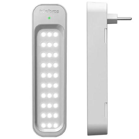 Imagem de Luminária De Emergência Intelbras 150 Lúmens 30 Leds Forte 40M² Bivolt