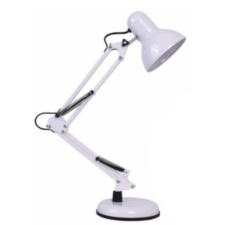 Luminária de Mesa 40W Articulada Branca Nitrolux Imagem de Luminária de Mesa 40W Articulada Branca Nitrolux