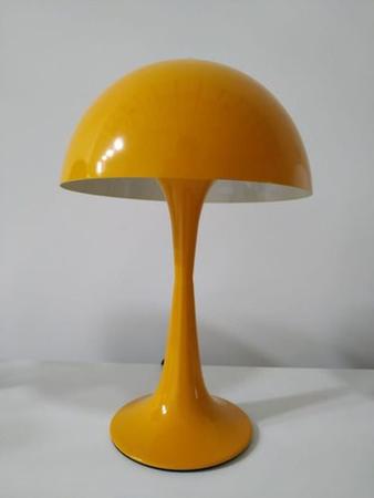 Imagem de Luminária De Mesa Abajur Cogumelo Cor Amarelo
