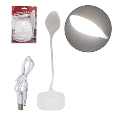 Luminária de Mesa Articulada Bivolt USB ou Pilha - Alfacell Imagem de Luminária de Mesa Articulada Bivolt USB ou Pilha