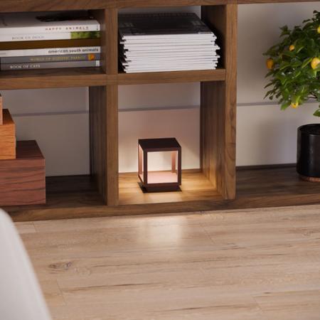 Imagem de Luminária de Mesa Mini Greta Interlight Portátil LED Corten