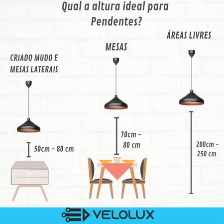 Luminária de Teto LED Pendente Ara Decorativo 5W - Taschibra Imagem de Luminária de Teto LED Pendente Ara Decorativo 5W - Taschibra