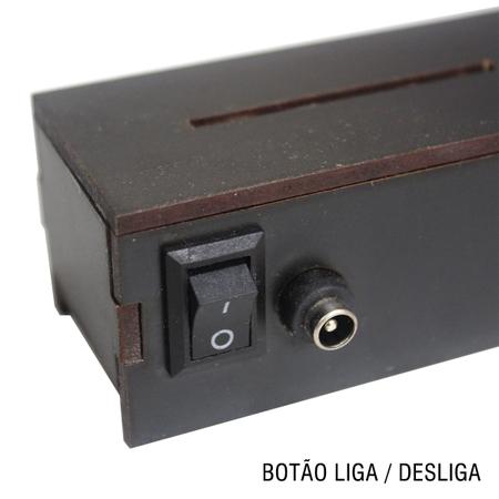 Luminária Decorativa Abajur Led Professor História Personalizada c/ Nome - Wood Back Design Imagem de Luminária Decorativa Abajur Led Professor História Personalizada c/ Nome