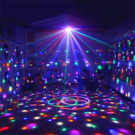 Meia Bola Maluca Led Rgb Usb Jogo De Luz Dj Festa Balada em Promoção na  Americanas