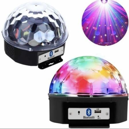 Meia Bola Maluca Led Rgb Usb Jogo De Luz Dj Festa Balada em Promoção na  Americanas