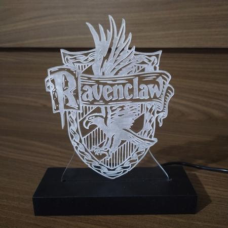 Abajur Luminária Mesa Corvinal Harry Potter Ravenclaw LED - Tecnotronics -  Abajur - Magazine Luiza