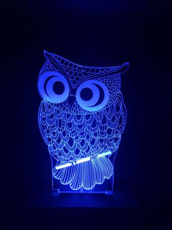 1 Numero Pequeno Luminaria 3d Led Decoração Festa Nome