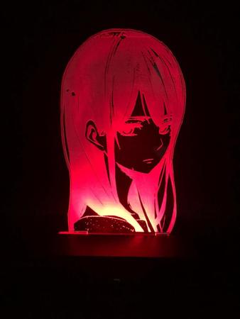 Luminária Led, Megumin, Anime, Bruxa, Decoração, 16 Cores, Abajur - Avelar  Criações - Luminária - Magazine Luiza