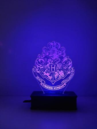 Luminária de mesa Harry Potter , abajur harry potter, decoração hp