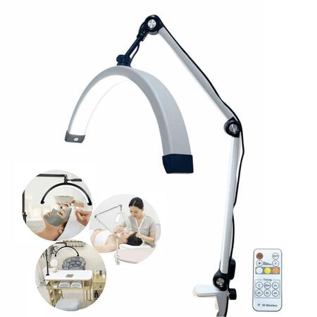 Imagem de Luminária Led Lunar Estética Maquiagem Facial Cílios Meia