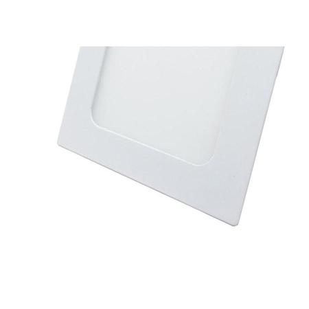 Imagem de Luminaria Led Plafon Perkon Embutir Quadrado 06W 3000K 12Cm  1213