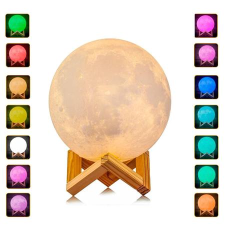 Luminária Lua Cheia 3D Aromatizador e Umidificador USB Alta Capacidade - HIGA Imagem de Luminária Lua Cheia 3D Aromatizador e Umidificador USB Alta Capacidade