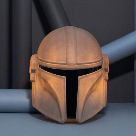 Imagem de Luminária Mandalorian Usare Capacete Star Wars Presente Decoração Geek Dia dos Pais Namorados