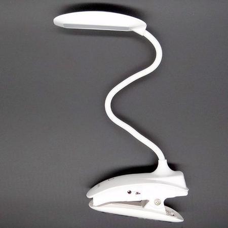 Imagem de Luminaria Mesa Led Abajur Recarregavel Dobravel Clip Cozinha Flex Touch