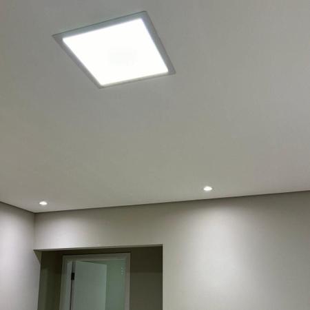 Imagem de Luminária Plafon 24W Led Quadrado Embutir 6500K