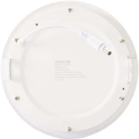 Imagem de Luminária Plafon LED 12w Embutir Branco Frio Redonda - LUXTEK